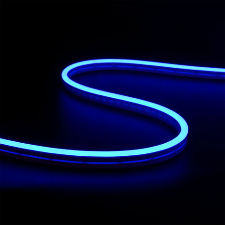 NEON Strip - Neon Blue - 12V - 5 meter - IP67 - Strip Only