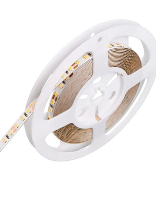 LED Strip - Warm White (3000K) - 120 LEDs/meter - 12V - 5 meter (16.4 feet) - IP20