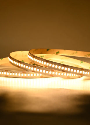 LED Strip - Warm White (3000K) - 240 LEDs/meter - 24V - 5 meter (16.4) - IP20